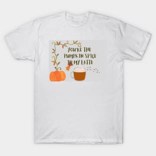 You are the pumpkin spice in my latte T-Shirt